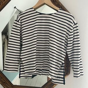 Everlane Boxy Stripe Shirt